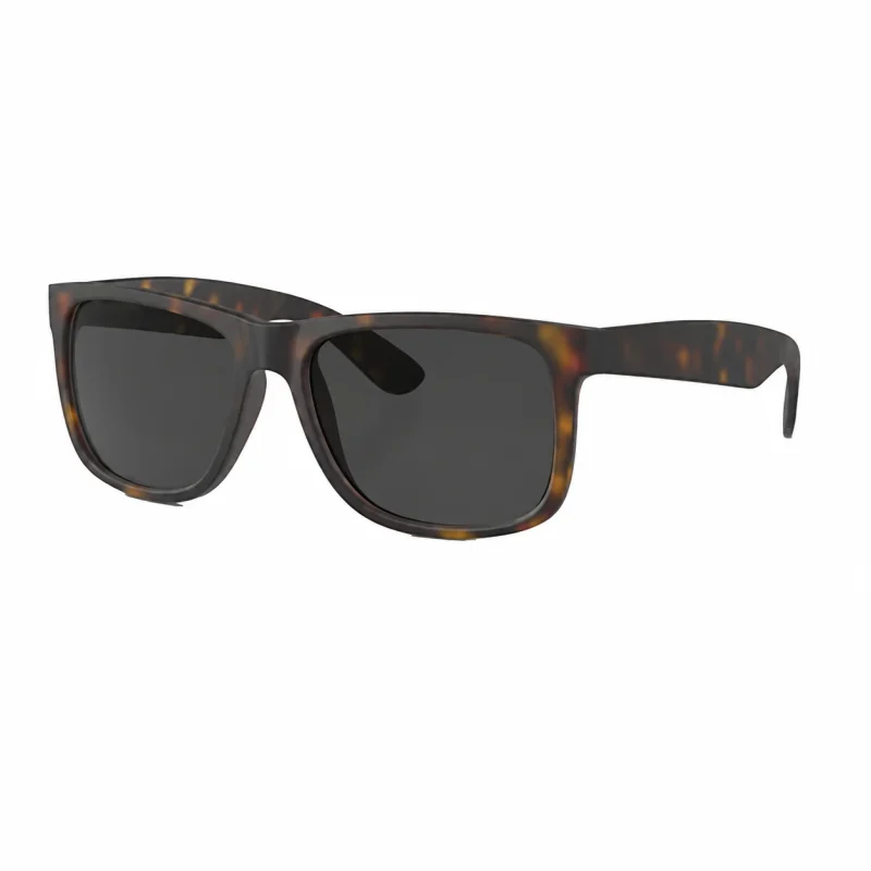ROVQIRA Classic Ray-Ban Justin Classic Men's Sunglasses - Rubber Havana/Dark Grey Gradient Polarized