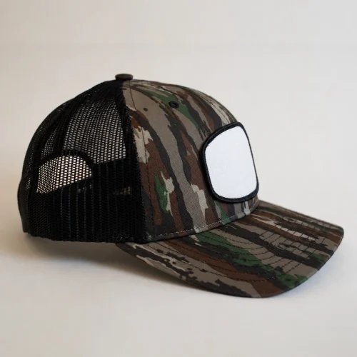 ROVQIRA Refined Surf & Supply Men's Low-Profile Trucker Hat - Realtree Camo/Black