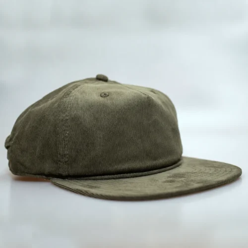 ROVQIRA Premium Arch Men's Corduroy Hat - Olive