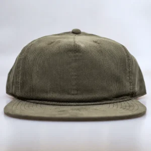 ROVQIRA Premium Arch Men's Corduroy Hat - Olive