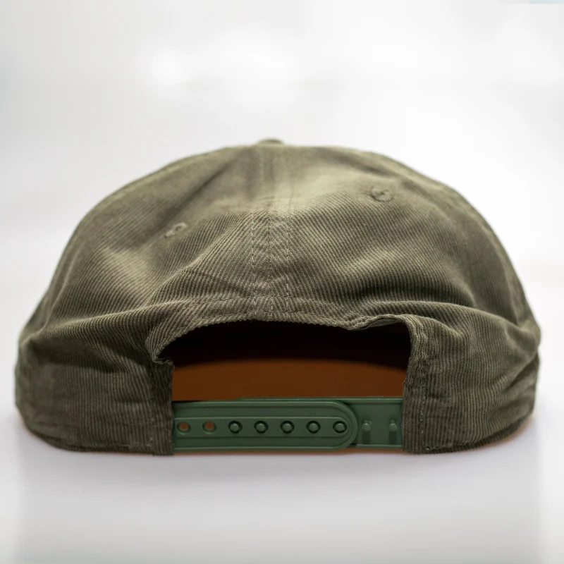 ROVQIRA Premium Arch Men's Corduroy Hat - Olive
