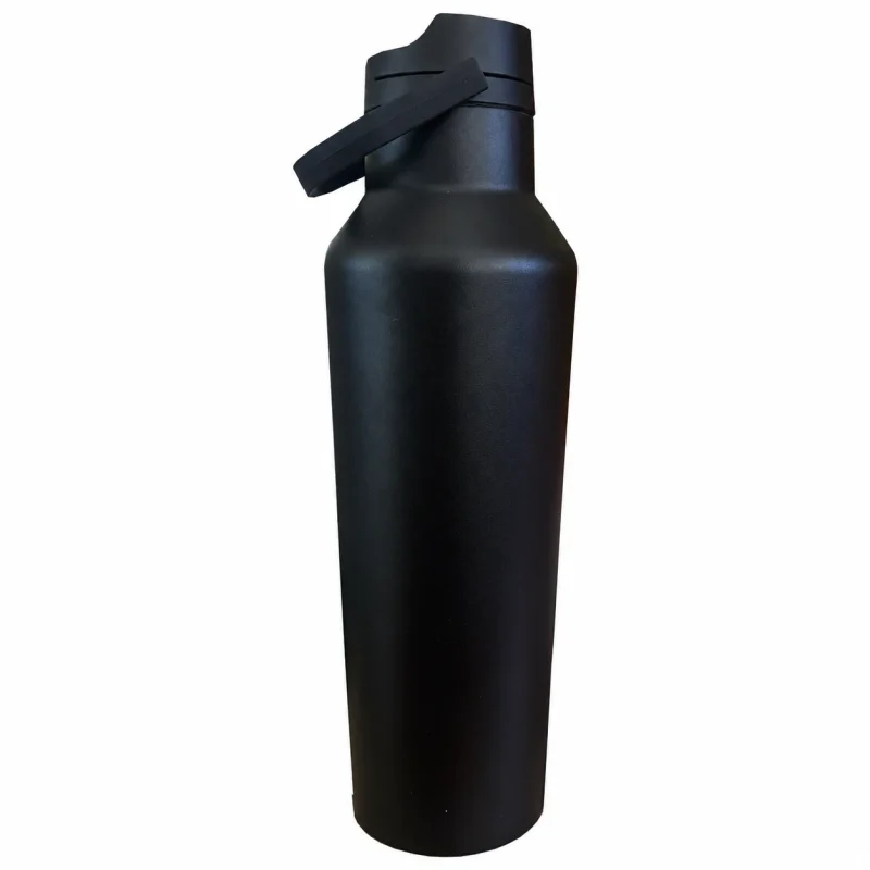 ROVQIRA Premium Corkcicle Sport Canteen - 20oz/Matte Black/Woody