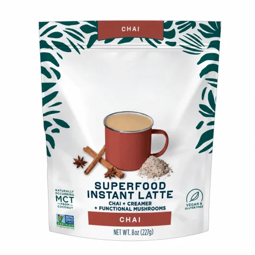 ROVQIRA Signature Laird Superfood Chai Instant Latte with Adaptogens - 8oz