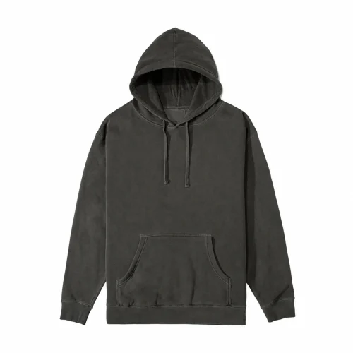 ROVQIRA Luxe Marsh Wear Surface Pullover Men's L/S Hoodie - Black