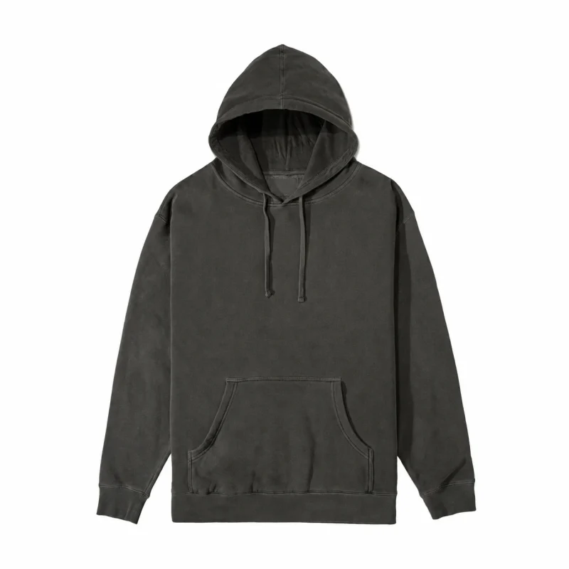 ROVQIRA Luxe Marsh Wear Surface Pullover Men's L/S Hoodie - Black