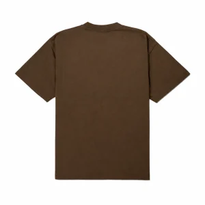 ROVQIRA Refined Marsh Wear Sawdust Heavyweight Men's S/S T-Shirt - Brown