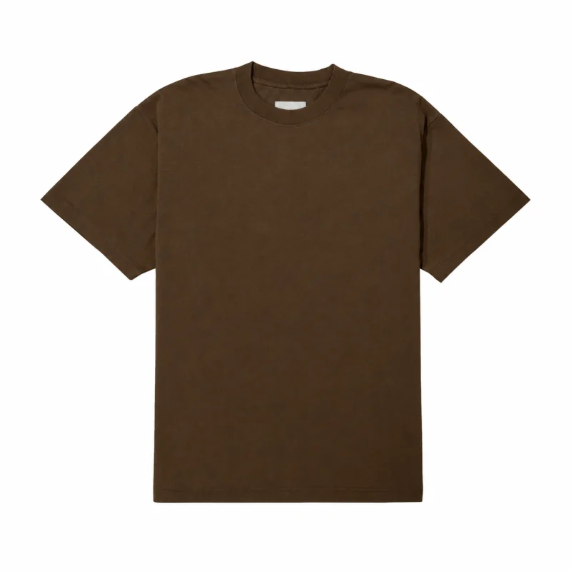 ROVQIRA Refined Marsh Wear Sawdust Heavyweight Men's S/S T-Shirt - Brown